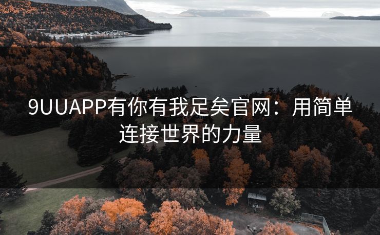 9UUAPP有你有我足矣官网：用简单连接世界的力量